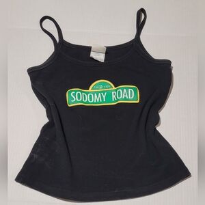 The 3tards ~ Large S0domy Road Tank Top Y2k Canadian Punk Toronto